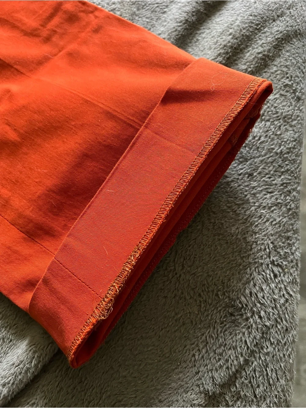 Burberry Orange Boot Cut Flare Pants